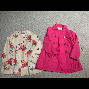 Trench coats size 4 and 3/4